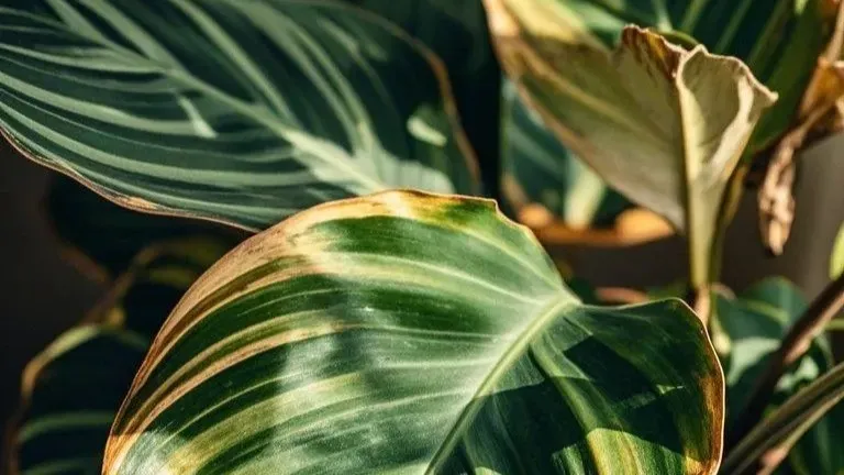 Why Is My Calathea Turning Yellow or Brown Causes & Fixes